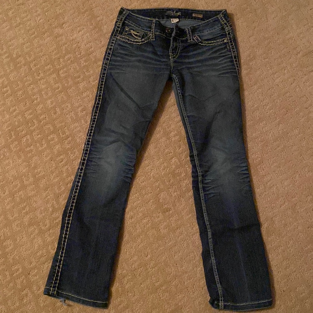 Silver jeans